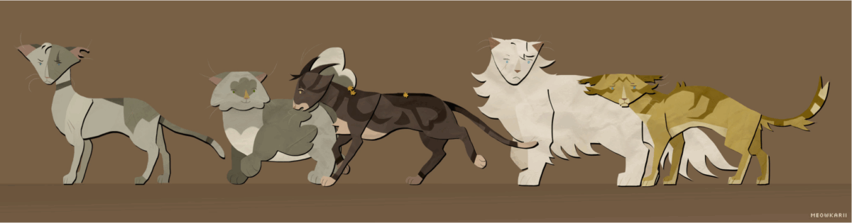 Clans of the Forest cover cats artwork