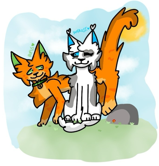 fluttershadow – Rufus and Shyfrost challenge