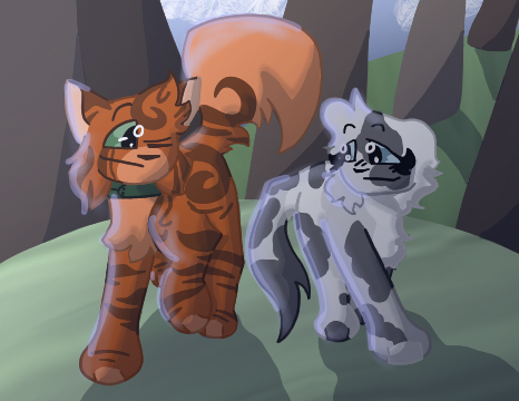 fluttershadow – Rufus and Shyfrost challenge