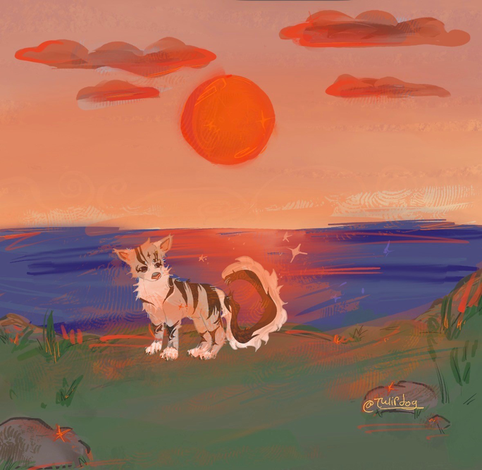 Ulie_of_GalaxyClan – Sun-drown-place challenge