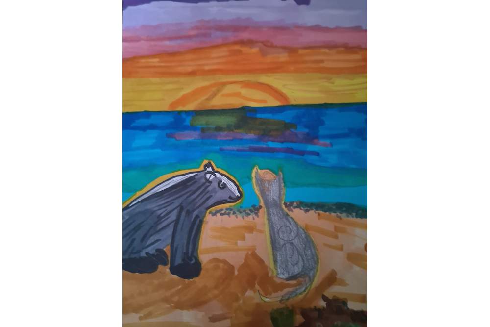 The Michigan Moon cat – Sun-drown-place challenge