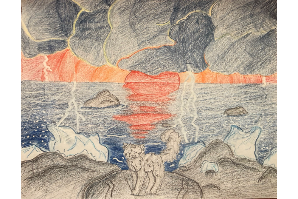 TumbleTheArtCat – Sun-drown-place challenge