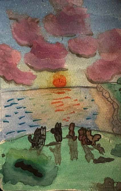 StormyPawzArt – Sun-drown-place challenge